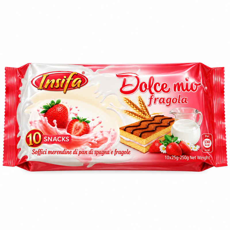 Insifa Dolce Mio Strawberry 12 X 250 G