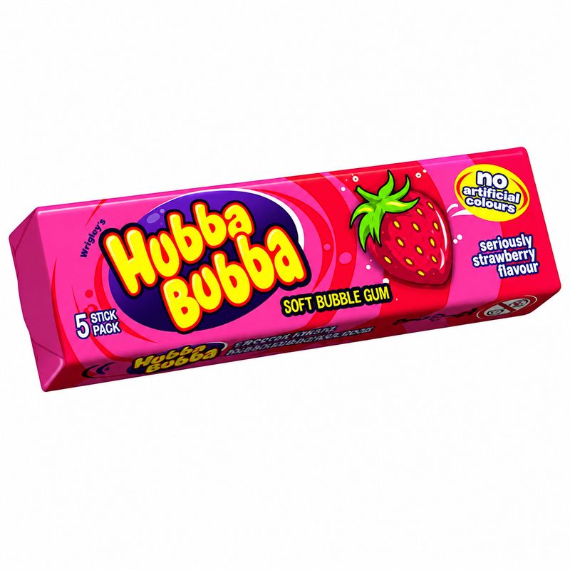 Hubba Bubba Strawberry Gum 20 X 35 G