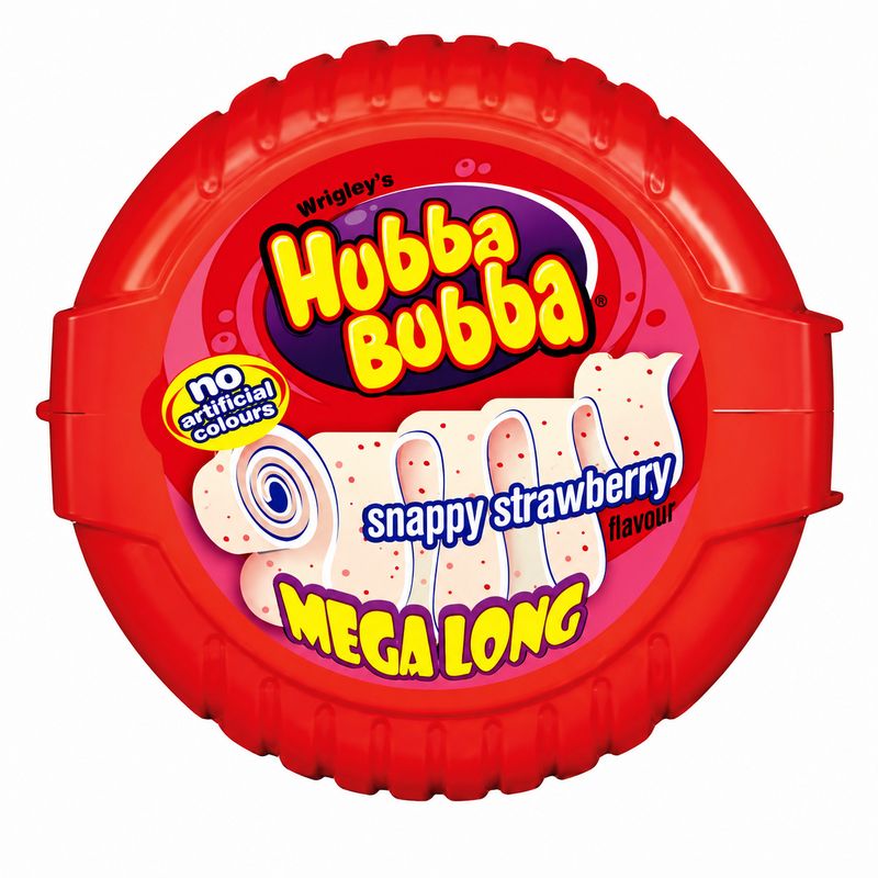 Hubba Bubba Strawberry Tape 12 X 56 G