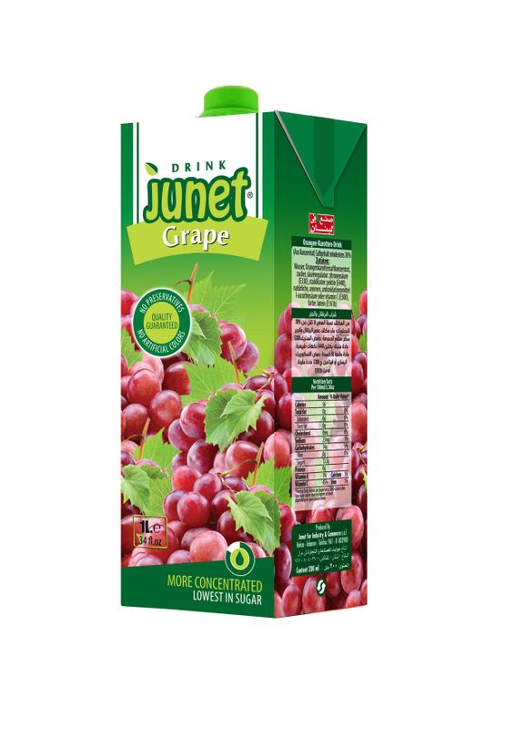 Junet Grape 8 X 1 L