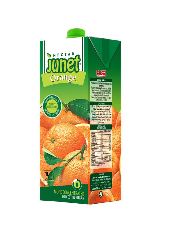 Junet Orange 8 X 1 L