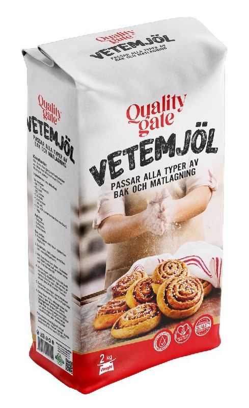 Quality Gate Vetemjöl 6 X 2 Kg