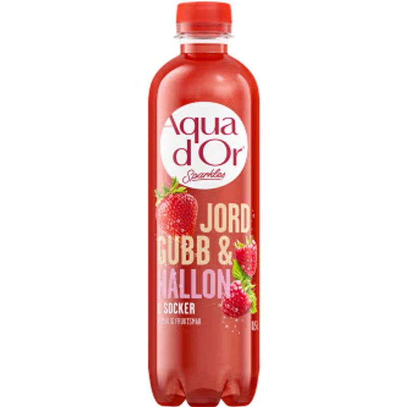 Aquador Jordgubb & Hallon 12 X 50 CL