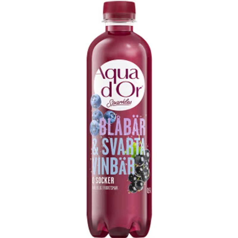 Aquador Blåbär & Svartvinbär 12 X 50 CL