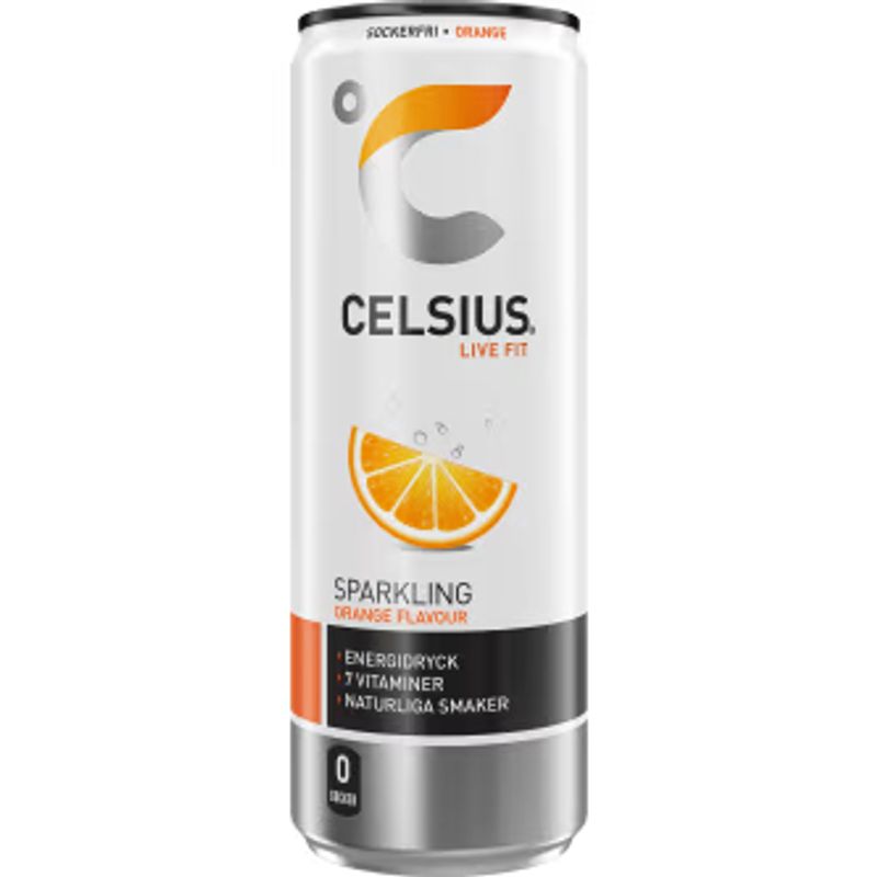 Celsius Orange Rush 24 X 35.5 CL