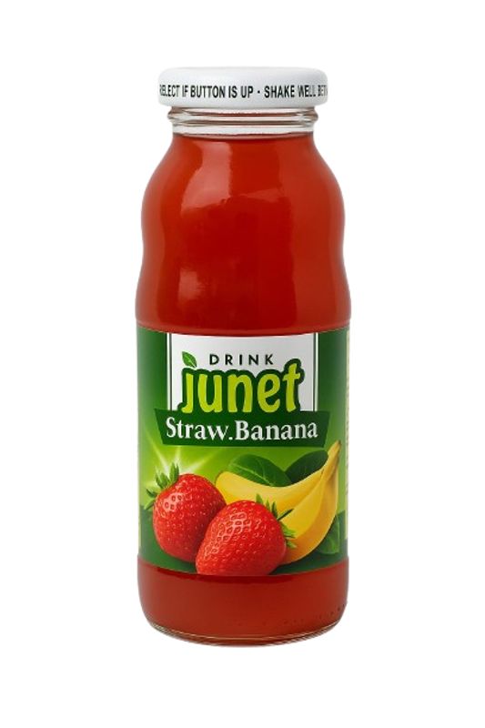 Junet Strawberry & Banana 24 X 250 ML