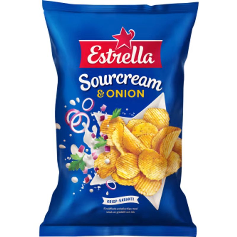 Estrella Sourcream & Onion 21 X 175 G