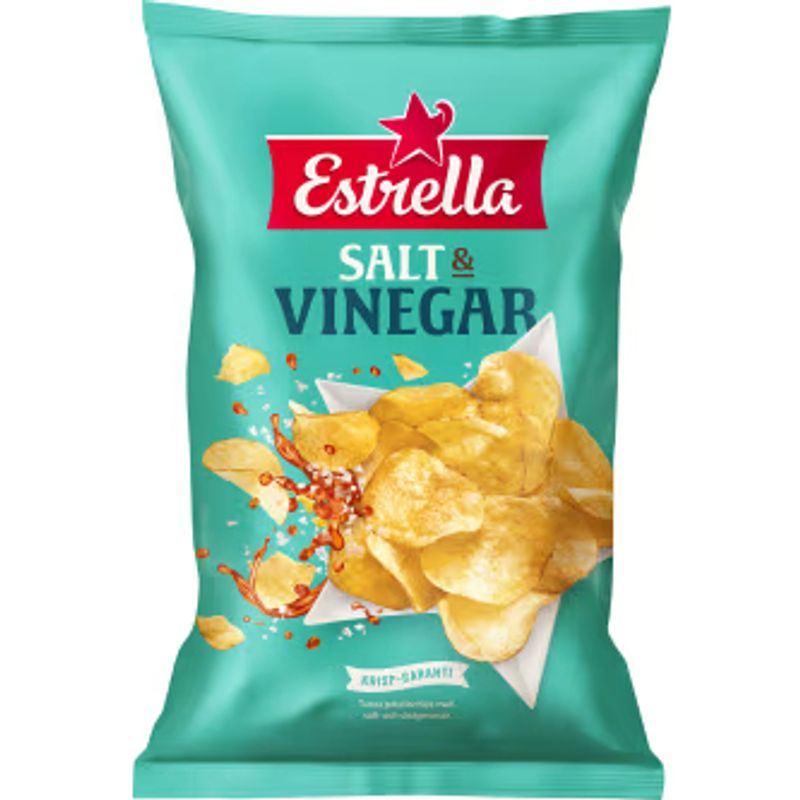 Estrella Salt & Vinegar 21 X 175 G