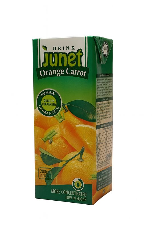 Junet Orange & Carrot 24 X 200 ML