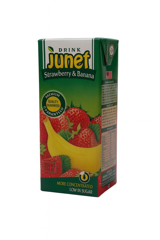 Junet Strawberry & Banana 24 X 200 ML