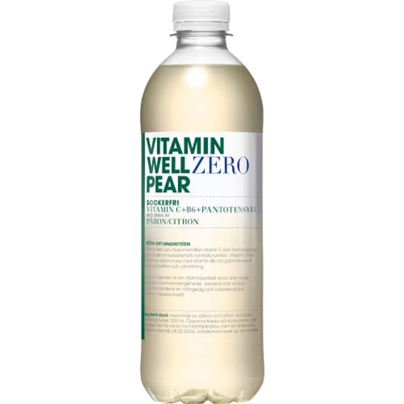 Vitamin Well Pear Zero 12 X 50 CL