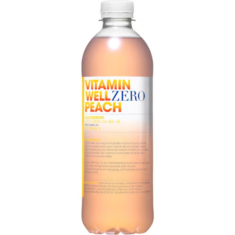 Vitamin Well Peach Zero 12 X 50 CL