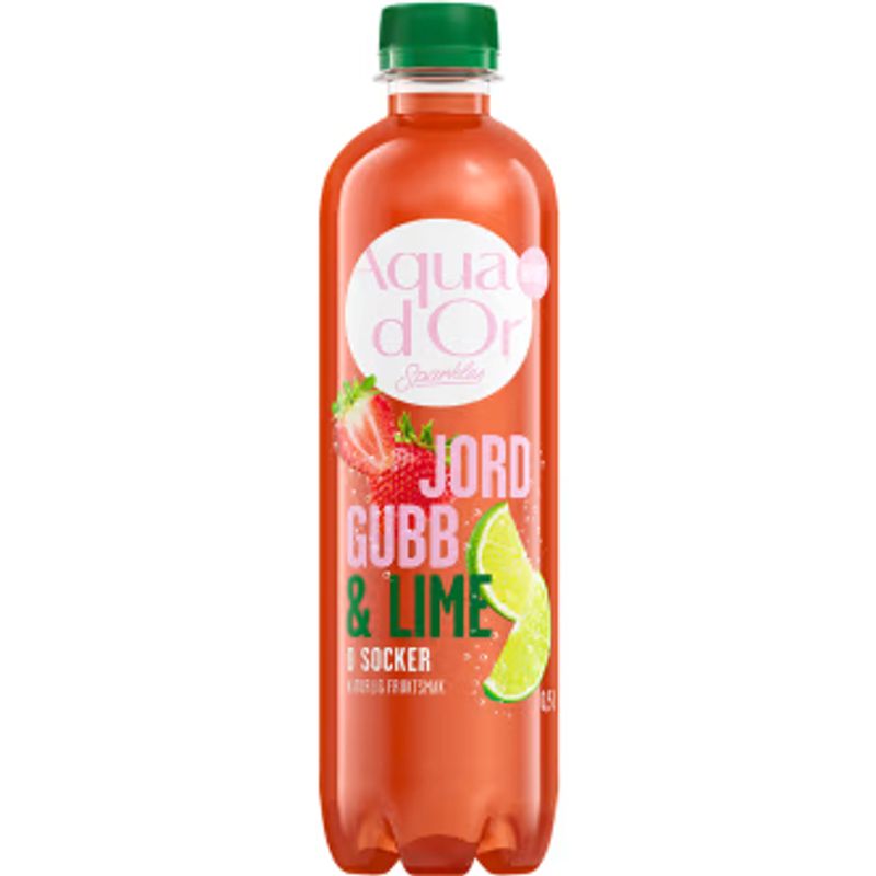 Aquador Jordgubb & Lime 12 X 50 CL