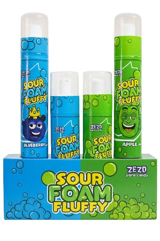 Candy Toys Sour Foam Fluffy 12 ST