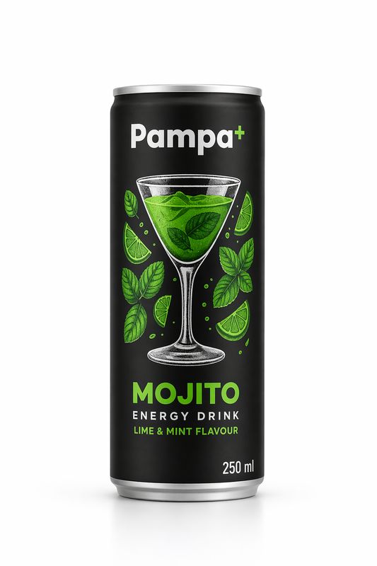 Pampa+ Mojito Energy Drink 24 X 250 ML