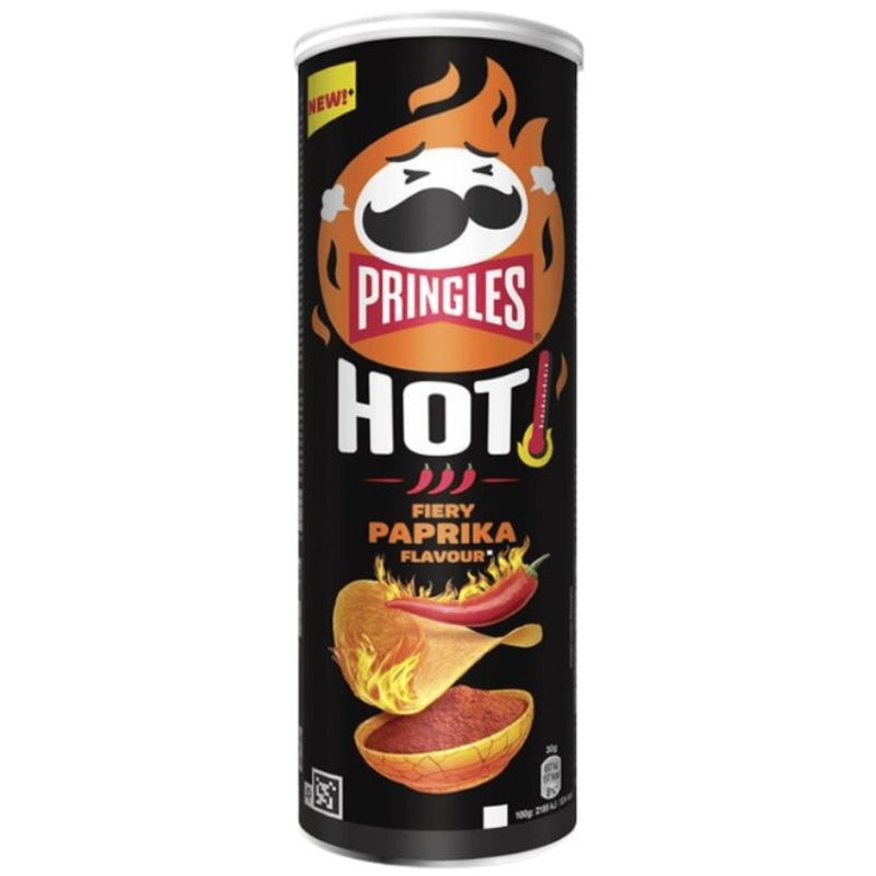 Pringles HOT Fiery Paprika 19 X 160 G