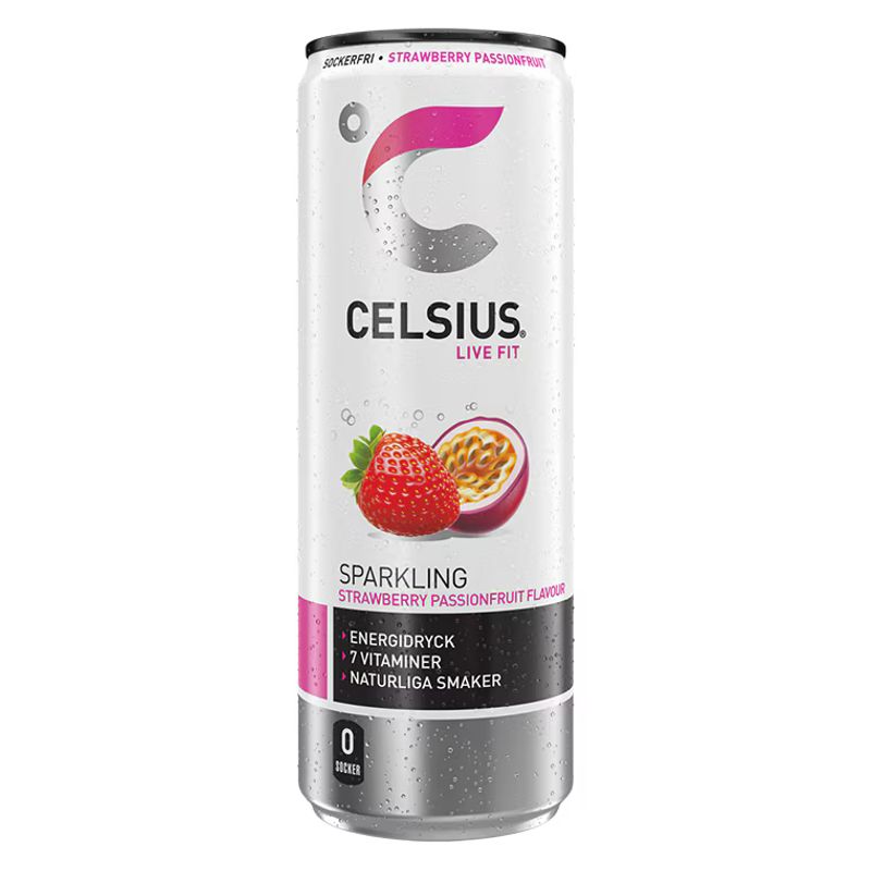 Celsius Strawberry & Passion 24 X 35,5 CL