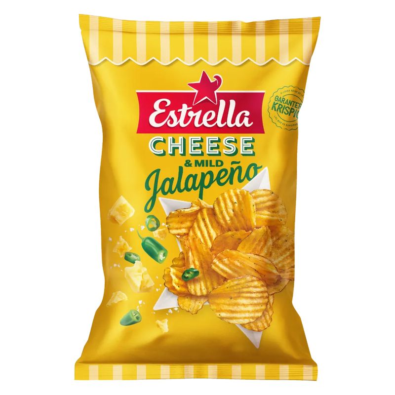 Estrella Cheese & Jalapeno 21 X 175 G