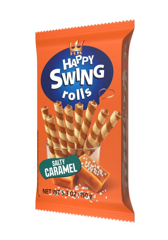 Happy Swing Rolls Salty Caramel 16 X 150 G