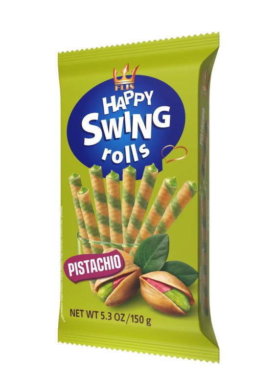 Happy Swing Rolls Pistachio 16 X 150 G