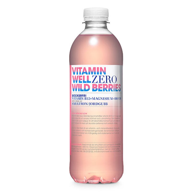 Vitamin Well Wild Berries Zero 12 X 50 CL