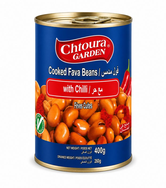 Chtoura Chilli Foul 24 X 400 G