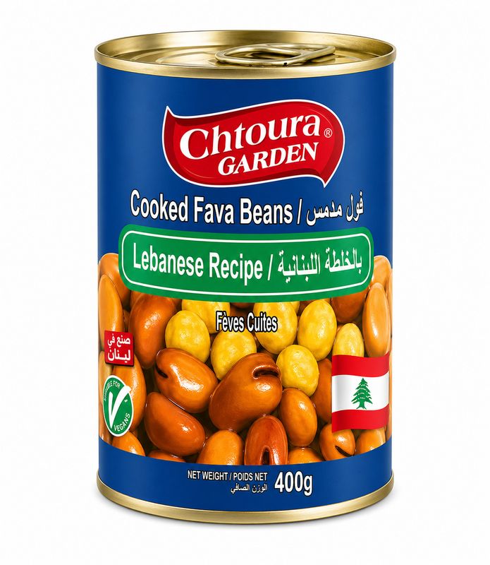 Chtoura Lebanese Recipe Foul 24 X 400 G
