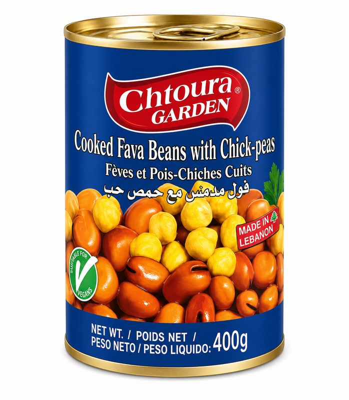 Chtoura Fava Beans With Chickpeas