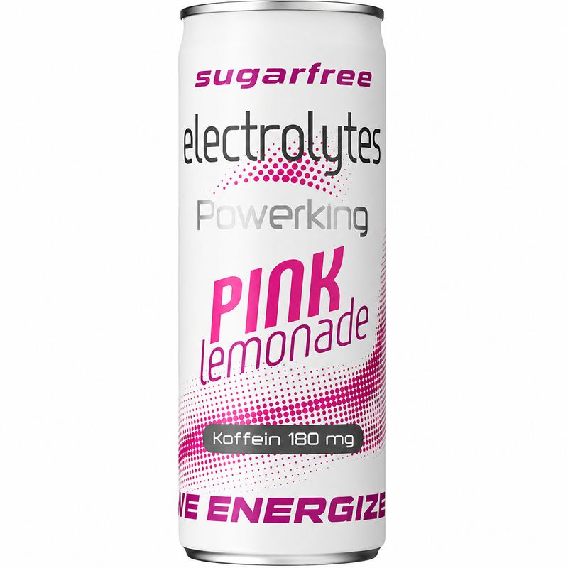 Powerking Electrolyte Pink Lemonade 24 X 330 ML