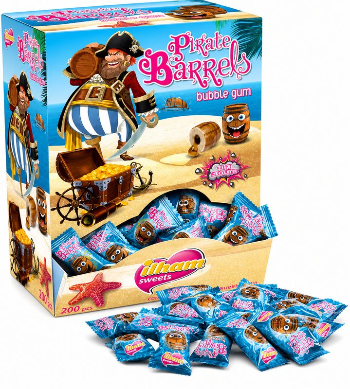 I.S Pirate Barrels 200 X 4,5 G