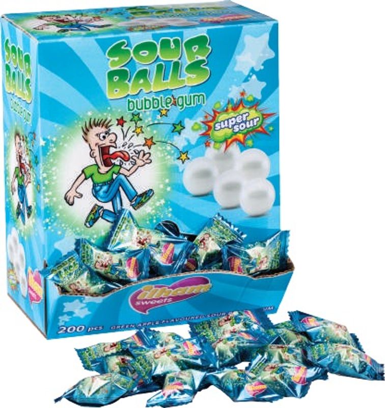 I.S Sour Balls 200 X 4,5 G