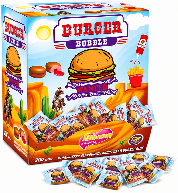 I.S Burger Bubble 200 X 4,5 G