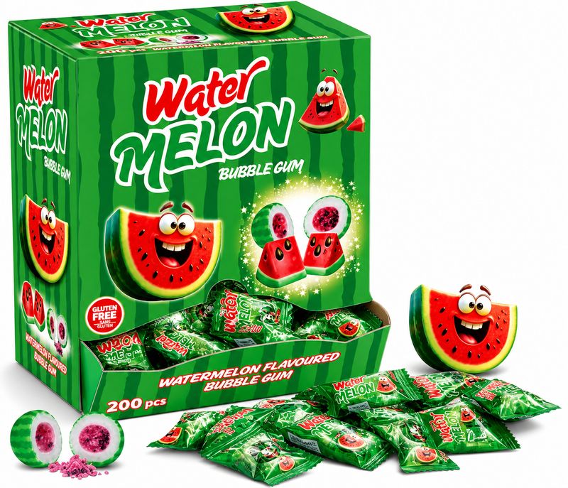 I.S Watermelon Gum 200 X 4,5 G
