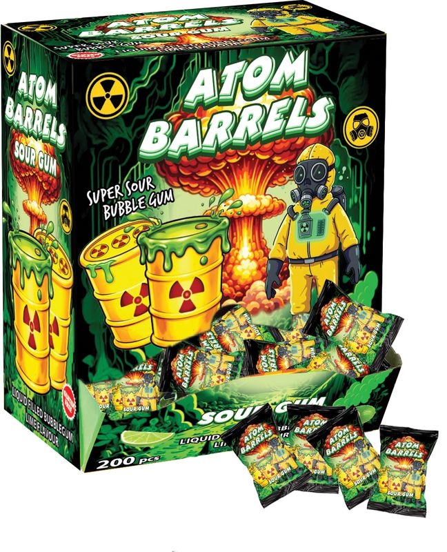 I.S Atom Barrels Gum 200 X 4,5 G