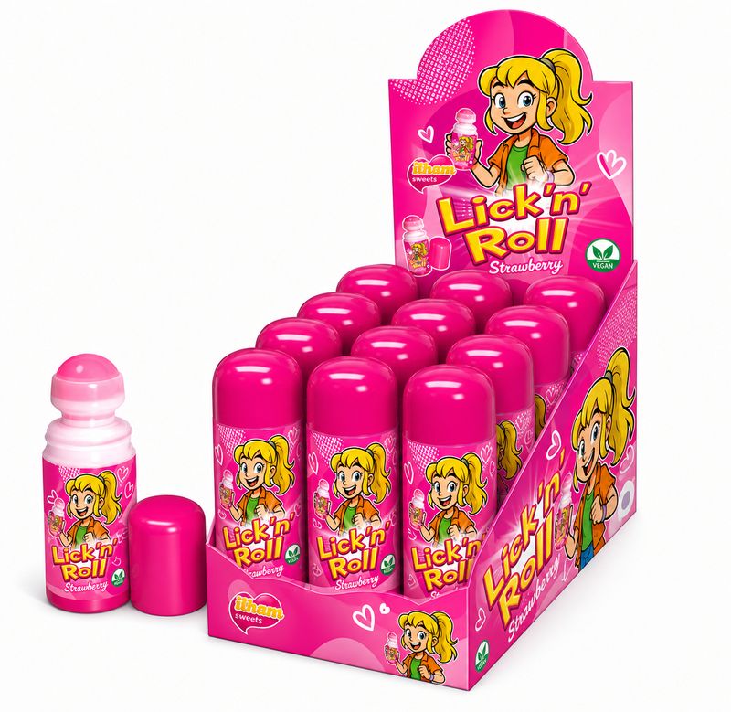 I.S Lickin Roll (Pink) 12 X 65 G