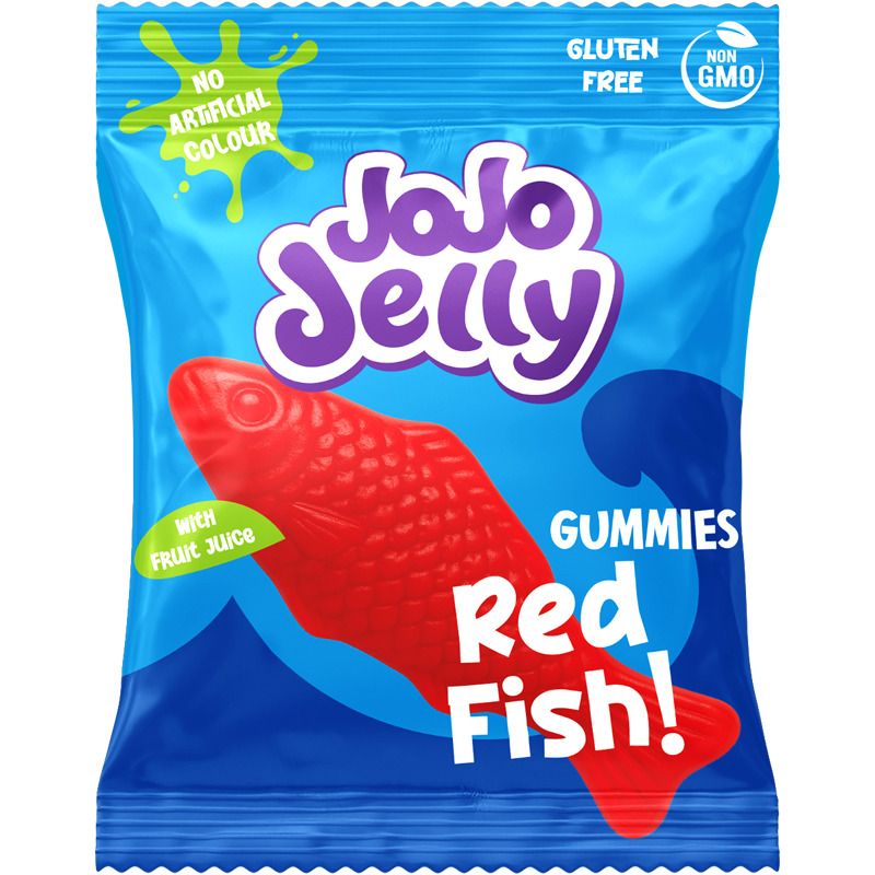 JoJo Jelly Red Fish 12 X 80 G