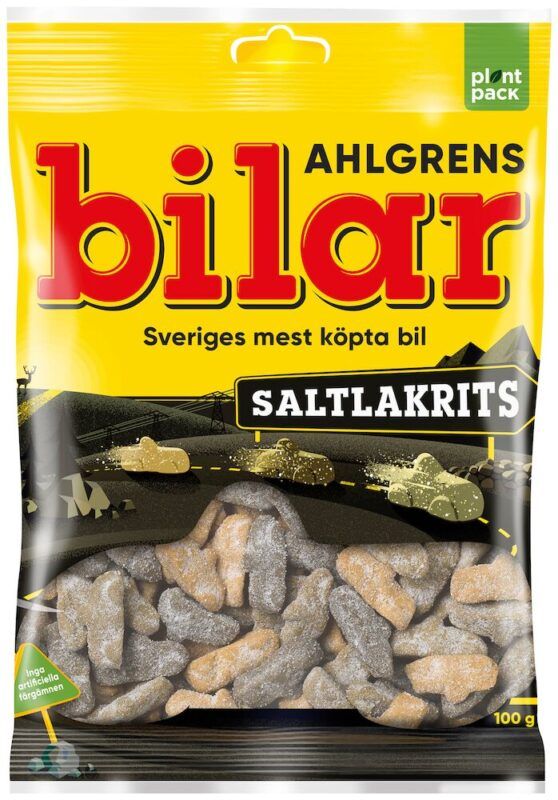 Ahlgrens Bilar Saltlakrits 42 X 100 G