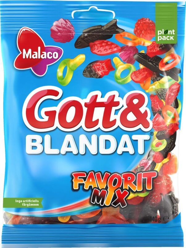 Gott & Blandat Favorit Mix 36 X 140 G