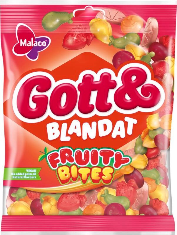 Gott & Blandat Fruity Bites 36 X 130 G