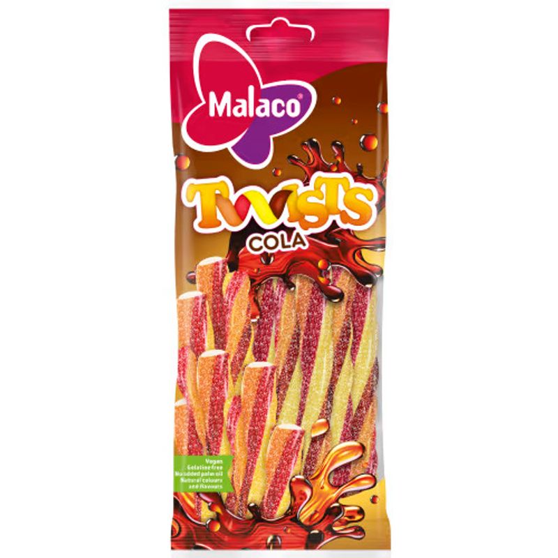Malaco Cola Twist 24 X 100 G