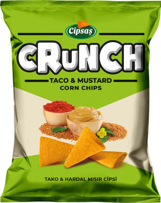 Crunch Chips Taco & Mustard 36 X 20 G