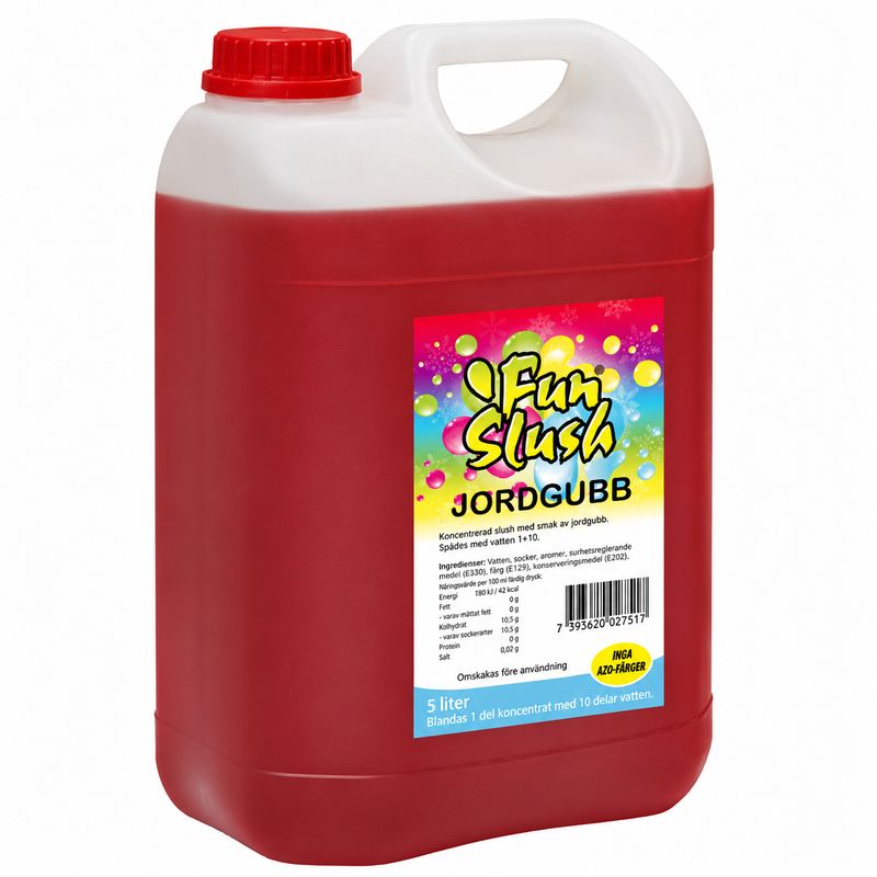 Fun Slush Strawberry 1 X 5 L