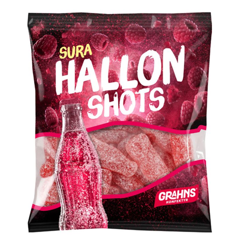 Grahns Hallonshots 14x80g