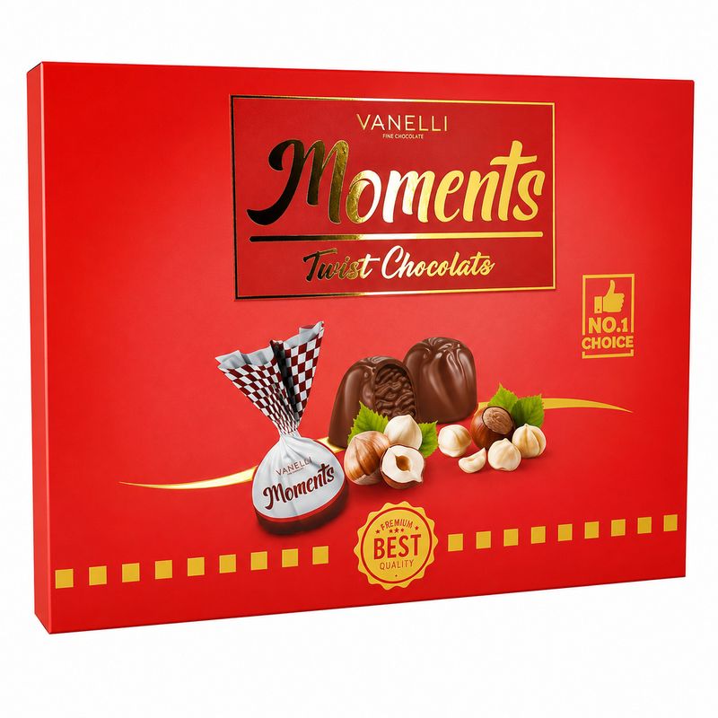 Vanelli Moments Hazelnut Red 12 X 220 G