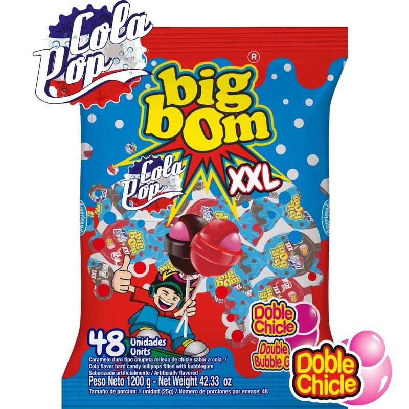 Big Bom XXL Cola Pop 48 X 25 G