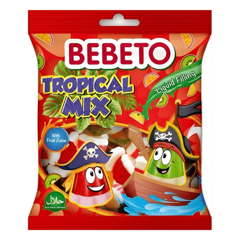 Bebeto Tropical Mix 12 X 80 G