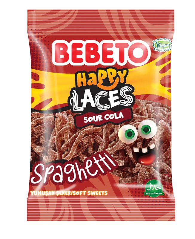 Bebeto Happy Laces Sour Cola
