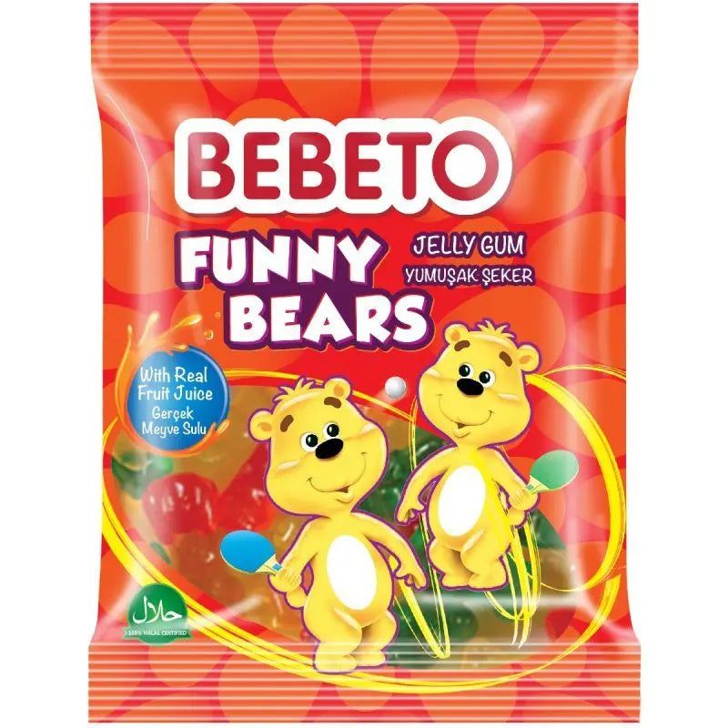 Bebeto Funny Bear Gummy Candy 12 X 80 G