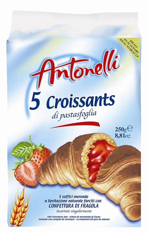 Croissant Jordgubb 5P 8 X 250 G