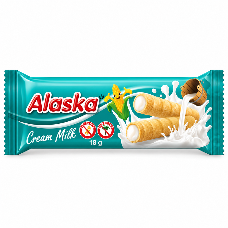 Alaska Milk Cream Rolls 48 X 18 G